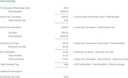 allocated tips detail